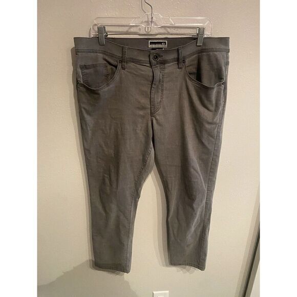 Travis Mathew Mens Size 35 35x27 Gray Denim Jeans Stretch - Picture 1 of 6